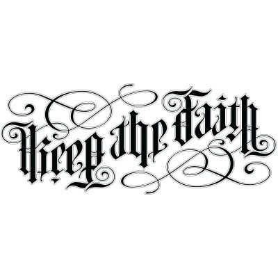 Keep the Faith | John Langdon Tattoo Ambigram, Lettering Number, Ambigram Tattoo, Drexel University, Fancy Writing, Tattoo Lettering Design, Tattoo Lettering Styles, Unique Lettering, Faith Tattoo