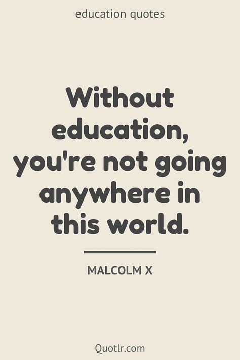 Quotes about education to help you with best education, quality education and that will activate your desire to change together with in urdu like this quote by Malcolm X #quotes #education #inspirational #success #knowledge #kids #aesthetic #system Quotes About Education Aesthetic, Importance Of Education Quotes, Quotes About Education, Malcolm X Quotes, Educational Tips, Bad Education, Educational Quotes, Kids Aesthetic, Inspirational Quotes For Students