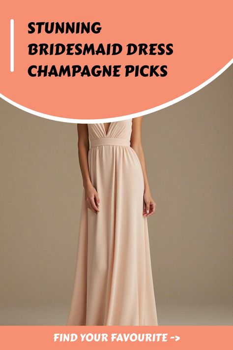 Stunning Bridesmaid Dress Champagne Picks Champagne Formal Dress, Elegant Bridesmaid Dresses Long, Bridesmaid Dress Champagne, Elegant Bridesmaid Dress, Champagne Formal Dresses, Champagne Collection, Winter Bridesmaid Dresses, Bridal Theme, Bridal Tips