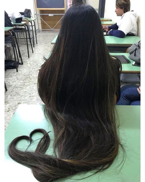 Long Hair Ponytail, Extremely Long Hair, Long Silky Hair, Rapunzel Hair, Kelly Cut, Glossy Hair, Super Long Hair, Long Black Hair, Short Haircut