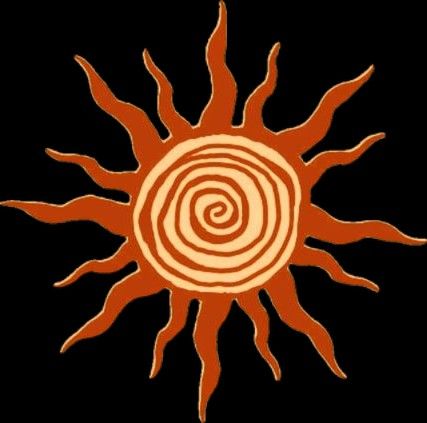 Spirals Aesthetic, Hippy Designs, Spiral Sun, Sun Motif, Sun Graphic, Hippie Designs, Moon Song, Clay Diy Projects, Witch Aesthetic