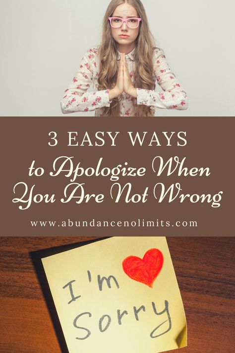 Everyone messes up from time to time. When this happens, it can be hard to know how to apologize. Learn how to apologize to your friend, boyfriend, girlfriend, husband, wife, mom and father in the right way - even if you don't feel like you did anything wrong. This article offers a step-by-step process for apologizing when you are not at fault for something that has gone wrong. How To Sincerely Apologize, How To Say Sorry, Everything Going Wrong, Feeling Let Down, Say Sorry, Soulmate Connection, Law Of Attraction Love, Failed Relationship, Forgive And Forget