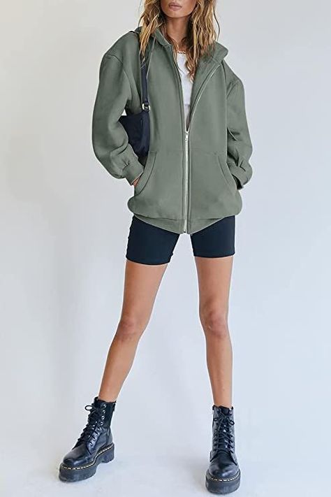 Cute Hoodies Teen Girl Fall Jacket Oversized Sweatshirts Casual Drawstring Clothes Zip Up Y2K Hoodie with Pocket 4.4 out of 5 stars 2,860 ratings Price: $36.99 - $38.99 Girls Fall Jacket, Fall Sweatshirt Outfit, Cute Hoodies, Outfit Oversize, Y2k Hoodie, Oversize Casual, Fashion Hoodies, Zip Up Hoodies, Fall Jackets