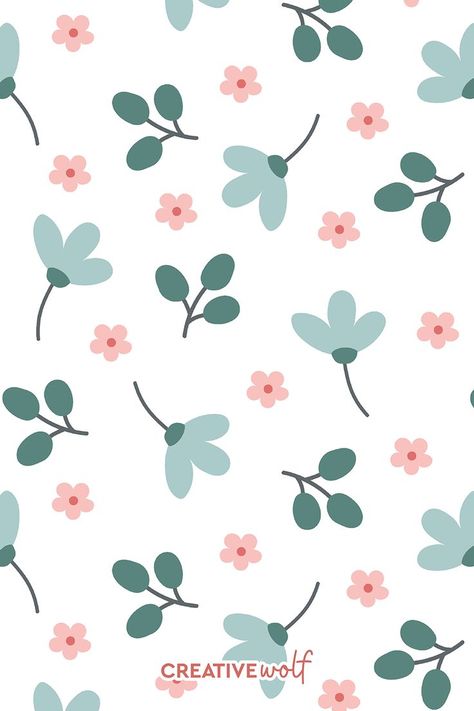 Boho Aesthetic Green and Pink Quirky Flowers Pattern Wallpaper by Creative Wolf Design on Redbubble Boho Shades, Modern People, Wallpaper Iphone Disney Princess, Iphone Wallpaper Kawaii, Bohemian Aesthetic, Textile Pattern Design, Wolf Design, Wallpaper Iphone Disney, Flower Background Wallpaper