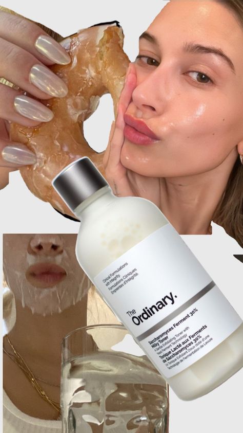 This one is amazing🍩🍩🍩🍩 Glazed Skin, Milky Toner, Donut Glaze, Glass Skin, The Ordinary, Toner, Skin