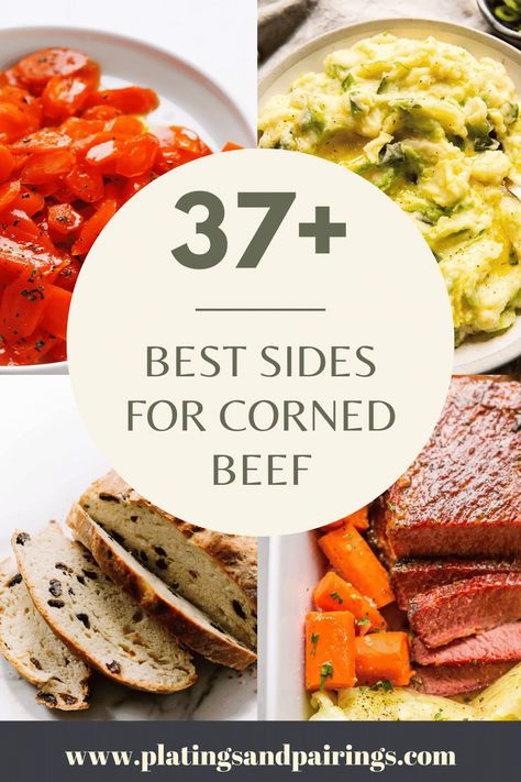 Corned Beef Sides Dishes, Corned Beef Sides, Sides For Corned Beef, Brisket And Cabbage, Corned Silverside, Brisket Side Dishes, Smoked Corned Beef, Cabbage Side Dish, Corned Beef Sandwich