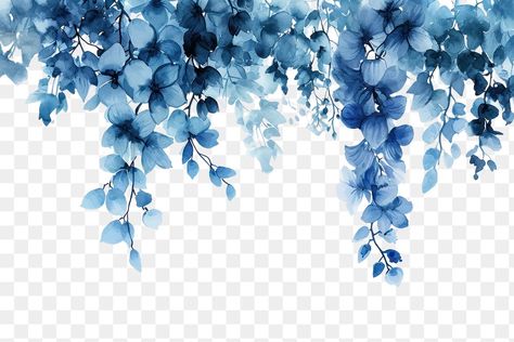 Blue And White Flower Background, Png Landscape, Landscape Lavender, Dark Blue Flower Background, Blue Flower Png, Blue Flower Clipart, Blue Flower Frame Background, Blue Flowers Background, Flower Border Png