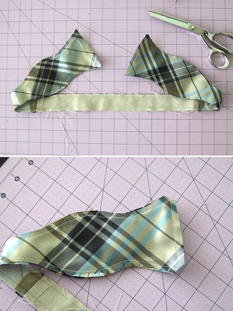 bow-tie-how-to-make-teens-boys-gift-3 Craft For Teens, Make A Bow Tie, Easy Bow, Clothes For Teens, Neck Tie Knots, Make A Bow, Crafts For Teens To Make, Tie Quilt, Gifts For Teen Boys