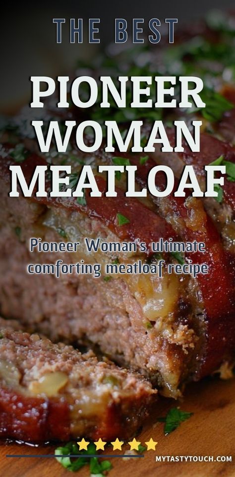 I’ve discovered the ultimate comfort food with this Pioneer Woman meatloaf recipe! It's juicy, flavorful, and perfect for cozy family dinners. Not only is it easy to make, but it truly warms the soul. Garnished with a hint of parsley, this meatloaf is a classic that everyone will love! Pioneer Woman Meatloaf Sheet Pan, Meatloaf Recipes With Ranch Seasoning, Meatloaf Recipes Paula Deen, Southern Style Meatloaf Recipes, Pioneer Woman Recipes Desserts Cake, Amazing Meatloaf Recipes, Old Fashion Meatloaf Recipes, Pioneer Woman Recipes Easy, Best Meatloaf Recipe Ever