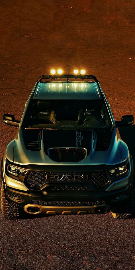 (°!°) 2021 RAM 1500 TRX, image enhancements by Keely VonMonski 🐁.. Ram Trx Aesthetic, Dodge Ram Trx Wallpaper, Ram Truck Wallpaper, Ram Trx 2021, Dodge Ram Wallpaper, Trx Truck, Ram Trx 1500, Ram 4x4, Dog Ram