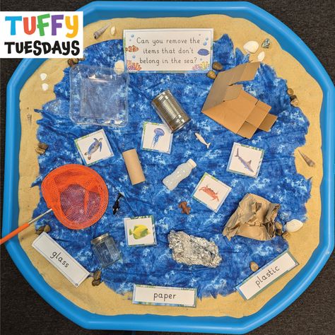 Don't miss today's FREE tuff tray pack - perfect for under the sea and recycling week! https://tpet.co.uk/tuff-tray-resources/hub/
#Recyclingtufftray #freetufftray Sea Tuff Tray, Under The Sea Tuff Tray, Tuff Tray Ideas Toddlers, Dinosaur Plant, Brand New Home, Colored Rice, Easy Science Experiments, Tuff Tray, Chalk Pens