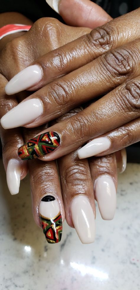 Juneteenth Nails, Dark Skin Nail Polish, Cute Nail Art Designs, Short Square Acrylic Nails, Toe Nail Designs, Cute Nail Art, Square Acrylic Nails, Coffin Nails Designs, Nail Inspiration