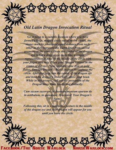 Crone Cronicles: Old Latin Dragon Invocation Ritual Dragon Spells, Latin Spells, Witchcraft Curses, Dragon Magick, Summoning Spells, Dragons Blood Incense, Dragon Magic, Elemental Dragons, Animal Spirit Guides