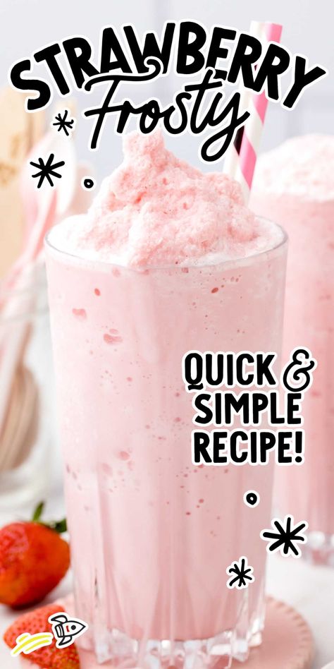 Wendys Frosty Recipe Strawberry, Wendy’s Chocolate Frosty Recipe, Wendys Frostie Recipe, Wendy Frosty Recipe, Wendy’s Frosty, Strawberry Frosty Recipe, Vanilla Frosty Recipe, Coke Slushie Recipe, Strawberry Frosty