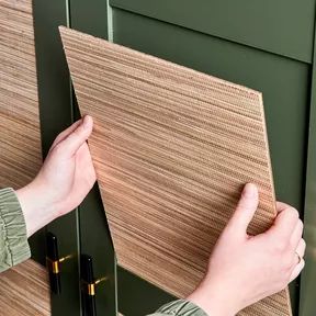 How to Transform IKEA Wardrobes into a Built-In Home Office Window Seat Ikea Hack, Paint Wood Paneling, Wallpaper Wardrobe, Ikea Wardrobes, Pax Hack, Ikea Pax Hack, Armoire Ikea, Application Ideas, Desk And Storage