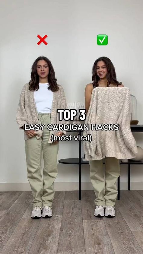 on Reels | Miguel · Sure Thing (Sped Up) Miguel Sure Thing, Cardigan Hacks, Diy Clothes Hacks, Shirt Hacks, Diy Vetement, Diy Fashion Hacks, Diy Fashion Clothing, Diy Clothes Life Hacks, Quick Outfits