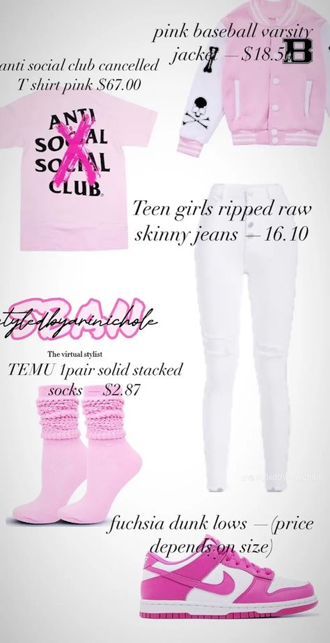 Fly Fits For School, First Day Of School Outfit Jeans, Fly Shi Only Outfits Shein, Back To School Outfits Pink, Shein Inspired Outfits, Valentine Day Outfits, Shein Back To School, School Outfits Winter, Shein Back To School Outfits