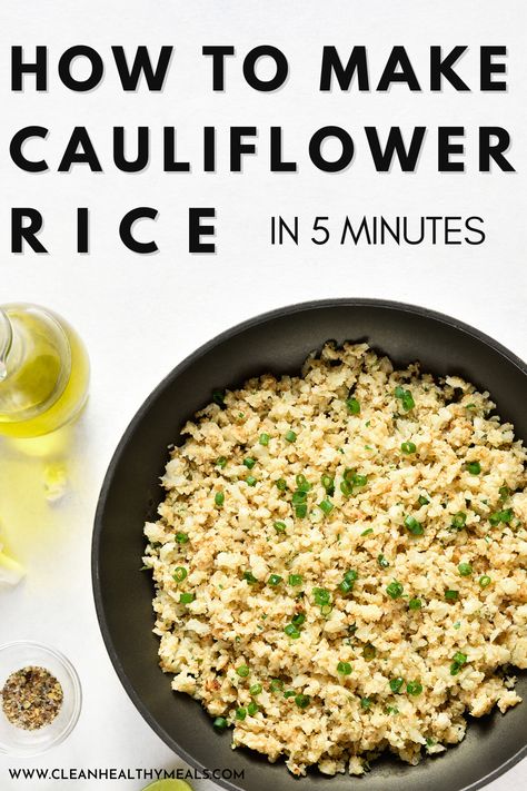 Learn how to make cauliflower rice from scratch to use in your favorite healthy riced cauliflower recipes! How To Make Cauliflower Rice, Califlour Rice, Recipes Using Riced Cauliflower, Riced Cauliflower Recipes, Making Cauliflower Rice, Make Cauliflower Rice, How To Make Cauliflower, Riced Cauliflower, Cauliflower Rice Recipes