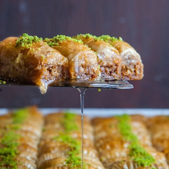 Baklava Turkish, Nuts Dessert, Baklava Dessert, Sweets Photography, Ramadan Desserts, Food Photography Dessert, Pistachio Dessert, Pistachio Baklava, Turkish Baklava