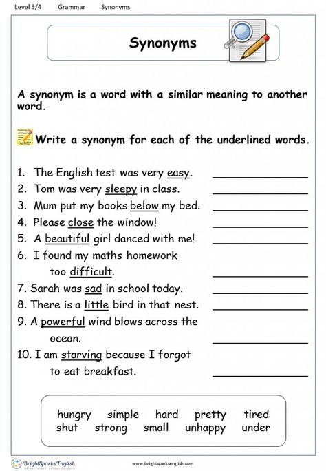 Exercise English Grammar Lessons, Grade5 English Worksheets, Grammar Worksheets 3rd Grade, English Worksheets For Grade 5, Grammar Worksheets Grade 5, Grade 5 English Worksheets, Grade 3 English Worksheets, Grade 5 English, Synonyms Worksheet