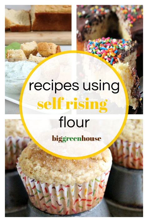 Self Raising Flour Recipe Baking Cake, Self Rising Flour Muffins, Recipes That Use Self Rising Flour, Bread Recipes Using Self Rising Flour, Desserts Using Self Rising Flour, Self Rising Cake Recipes, Self Raising Flour Bread Recipes, Self Rising Flour Muffin Recipes, Baking With Self Rising Flour