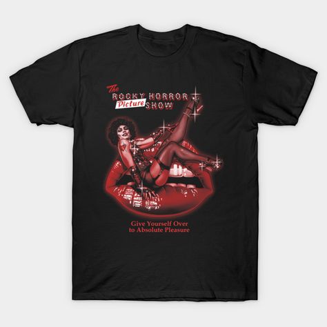 The Rocky Horror Picture Show, Comedy Horror, Cult Classic - The Rocky Horror Picture Show - T-Shirt | TeePublic Maximalist Fashion, Rocky Horror Show, The Rocky Horror Picture Show, Horror Picture Show, Rocky Horror Picture Show, Rocky Horror Picture, Rocky Horror, Band Shirts, Dark Fashion