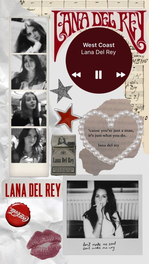 #lanadelrey Lana Vibes, Cd Template, Lana Rey, Happy Birthday Template, Journal Sticker, Memory Album, Most Beautiful Wallpaper, Kiss Stickers, Collage Phone Case