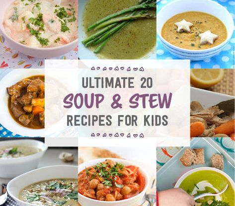 No matter your taste this huge list of healthy soups and hearty stews will have something your baby and family will love. Blw Soup Recipes, List Of Soups, Kid Friendly Soup, Soup For Babies, Slow Cook Beef Stew, Easy Diner, Vegan Tortilla Soup, Creamy Chicken Soup, Healthy Soups