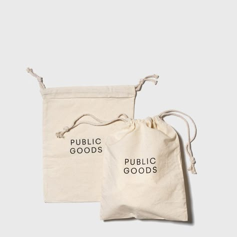 Reusable Cotton Produce Bag – Public Goods Custom Drawstring Bags, Clothing Packaging, Reusable Packaging, Cotton Bags, Food Bag, Muslin Bags, Produce Bags, Cotton Drawstring Bags, Eco Bag