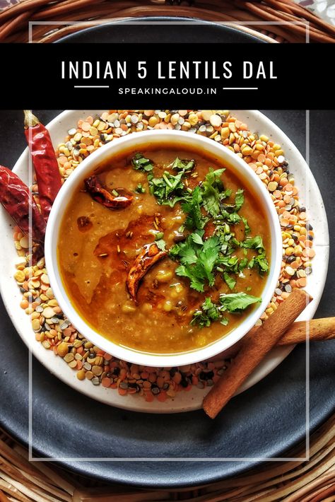 Delicious & Power Protein Packed - Mixed Lentils | Panchmel Dal Recipe #LentilRecipes #DalRecipes #IndianRecipes #GlutenFree Panchmel Dal Recipe, Mixed Dal Recipe, Mix Dal Recipe Indian, 9 Bean Soup Recipe, Mix Dal Recipe, Panchmel Dal, Lentil Recipes Indian, Indian Dal Recipe, Lentil Recipes Easy