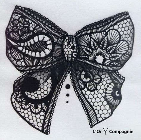 Lace Bow Tattoo, Lace Images, Black Lace Tattoo, Lace Bow Tattoos, Corset Tattoo, Bow Tattoo Designs, Garter Tattoo, Lace Tattoo Design, Bow Drawing