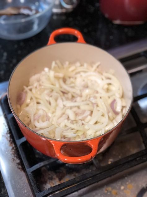 Classic French Onion Soup | My Imperfect Kitchen Dutch Oven Onion Soup, Dutch Oven Recipes Soup French Onion, French Onion Soup Recipe Dutch Oven, French Onion Soup In Dutch Oven, Dutch Oven French Onion Soup, French Onion Soup Dutch Oven, French Onion Soup Stove Top, Oven Meals, Classic French Onion Soup