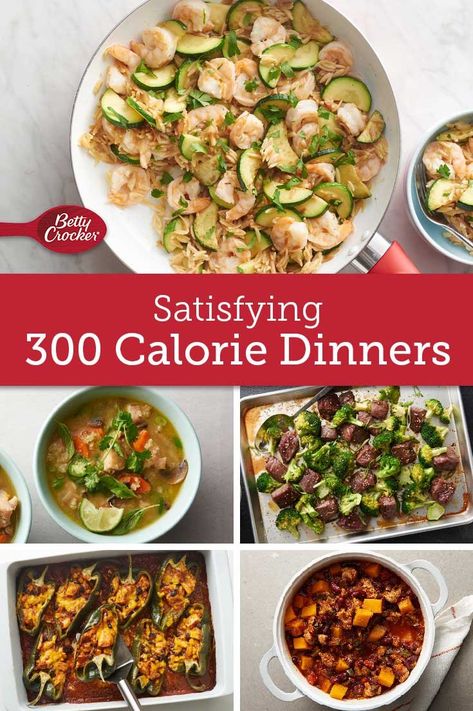 Keep mealtime joyful and satisfying with these recipes that just happen to be 300-calories or less per serving. Idlife Recipes, Best Low Calorie Meals, Under 300 Calorie Meals, Lady Shake, 300 Calorie Dinner, Recipes Under 300 Calories, Healthy Low Calorie Dinner, Low Cal Dinner, Dinner Under 300 Calories