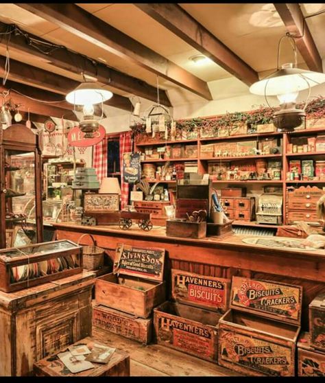 Miniature General Store, Old General Stores, Farm Store, Old Country Stores, Country Store, Store Displays, Store Interior, Colmar, Shop Interiors