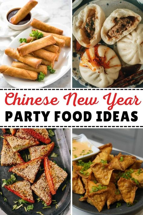 Delicious Traditional Chinese New Year Party Foods New Year Party Food, Chinese New Year Dishes, Chinese Celebrations, Chinese New Year Food, Chinese New Year Party, Festive Recipes, Party Food Ideas, Traditional Dishes, Cooking Club