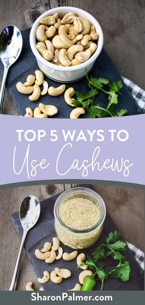 Learn all about the health benefits of cashews, as well as how to cook with them with these top 5 tips on how to use cashews in the kitchen. #cashewrecipes #cashewrecipesvegan #cashewrecipesvegetarian #cashewrecipesnacks #cashewrecipedinner #cashewrecipeshealthy Benefits Of Cashews, Nut Benefits, Cashews Benefits, Cabbage Steaks Recipe, Cashew Recipes, Pulp Recipe, Chicken Bowl Recipe, Tips For Cooking, Chia Seed Recipes