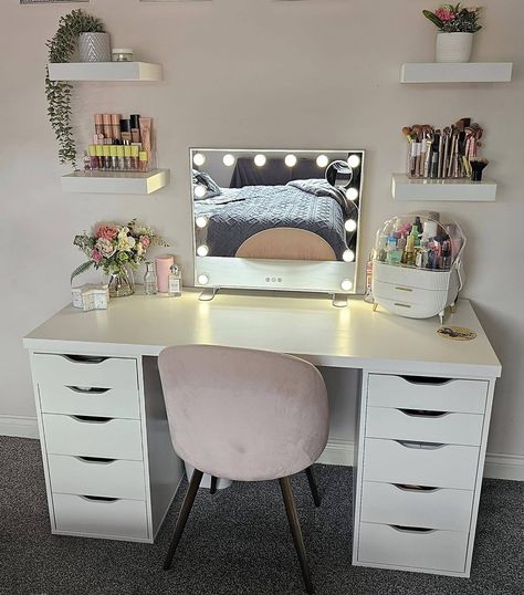 Facebook Girls Dressing Table Ideas, Ikea Dressing Table, Ikea Dressing, Dressing Table Ideas, Teen Bedroom Makeover, Girls Dressing Table, Kids Room Interior Design, Xmas 2024, Grey Room