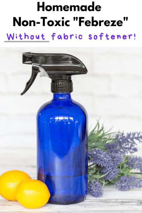 Discover how to make non-toxic homemade Febreze! Homemade air and carpet freshener recipe & DIY carpet powder recipes for a cleaner, healthier home. Febreeze Diy, Febreze Recipe, Diy Oil Diffuser, Diy Febreze, Homemade Febreze, Air Freshener Recipes, Diy Fabric Softener, Diy Esstisch, Mold Spray