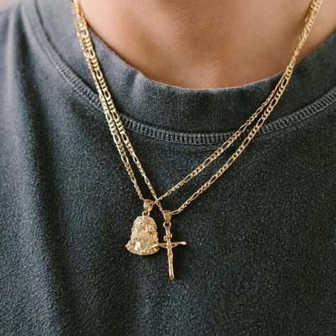 Men’s Gold Jewelry Aesthetic, Trendy Mens Jewelry, Mens Accessories Necklace, Gold Necklace For Men, Mens Beaded Necklaces, Boys Jewelry, Mens Gold Jewelry, Jewelry Tattoo, Mens Silver Necklace