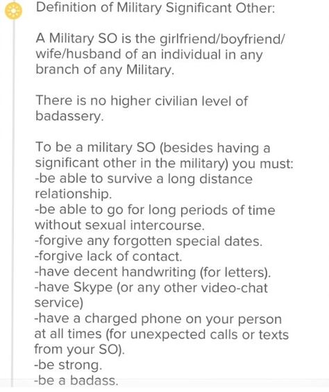 Definition of a Milso. Army Girlfriend / Army Wife Army Girlfriend Quotes, Marine Girlfriend Quotes, Military Spouse Quotes, Military Girlfriend Quotes, Deployment Quotes, Marine Girlfriend, Military Relationships, Military Wife Life, Military Brat