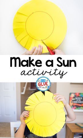 Weather Activities Preschool, Sun Activity, Preschool Weather, Weather Crafts, Weather Theme, Fine Motor Activities For Kids, Art And Craft Ideas, Preschool Fine Motor, Scissor Skills