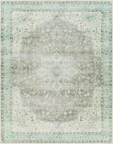 Amazon.com: Mark&Day Area Rugs, 8x10 Heiereind Traditional Sage Area Rug, Green Grey Blue Carpet for Living Room, Bedroom or Kitchen (7'6" x 9'6") : Home & Kitchen Rug Boutique, Sage Rug, Boutique Rugs, Rug 9x12, Target Rug, Blue Carpet, Grey Rug, Cream Rug, Traditional Area Rug