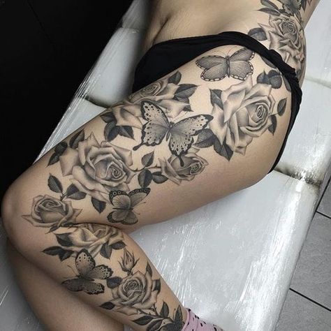 Hip Tattoos Women Side, Unique Hip Tattoos Women, Hip Tattoos Women Side Thighs, Unique Hip Tattoos, Hips Tattoo Women Side, Hip Thigh Tattoos, Hip Tattoos, Hip Tattoos Women, Tattoos Women