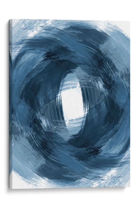 Vortex is a blue monochromatic modern abstract brushstroke painting in a contemporary minimalist style. This artwork explores movement and gesture with a suggestion of the meditative enso circle motif. Monochromatic Blue, Enso Circle, Blue Abstract Wall Art, Painting Blue, Contemporary Minimalist, Blue Painting, Blue Abstract, Minimalist Wall Art, Minimalist Style