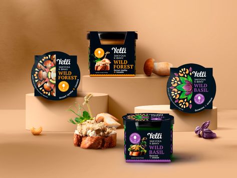 (72) Yelli – toppings for bruschettas – Packaging Of The World Instant Food Packaging, Luxury Food Packaging, Premium Food Packaging, Premium Packaging Design, Glass Shelves Decor, Food Set Up, Cheese Packaging, Package Branding, Instant Food