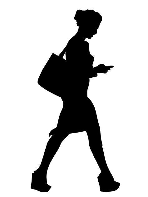 woman, Phone, walking,text,bag,mobile,Message, concentrate, sending, reading, using, confident, Lifestyle, going, Street, Silhouette T... People Walking Silhouette, Confident Lifestyle, Sitting Silhouette, Ancient Indian Paintings, Silhouette Arte, Walking Silhouette, People Silhouette, Upsc Civil Services, Walking Women