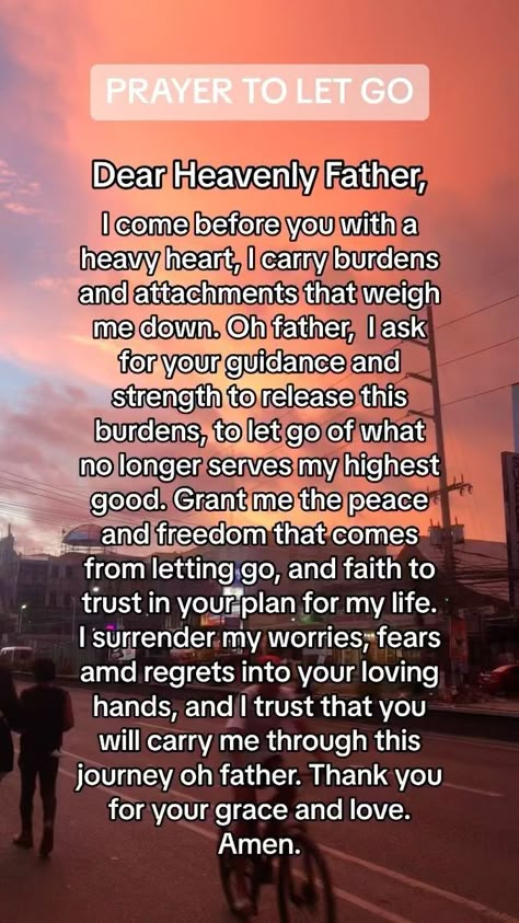 253 reactions · 21 shares | You find it hard to let go? This prayer will help you through. It’s about time to let go. You got this. #kristohanongmaestra | Ciabe Ciane | theacian · Original audio Prayers To Let Go Of Someone, Prayer For Letting Go Of Someone, Prayer To Let Go Of Someone, Letting Go Prayer, It’s Time To Let Go, Prayers For Letting Go, Prayer For Letting Go, Undeserved Grace, Encouraging Prayers