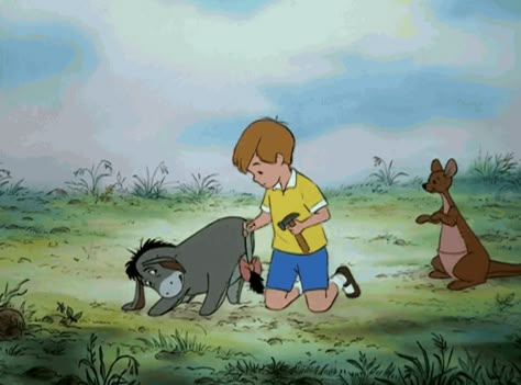 Winnie the Pooh is Proof That the World Isn’t Such a Bad Place | Oh My Disney | Awww Winnie The Pooh Gif, Childrens Poems, Winnie The Pooh Pictures, Star Wars Disney, Winnie The Pooh Friends, Pooh Quotes, Christopher Robin, Disney Fairies, Pooh Bear