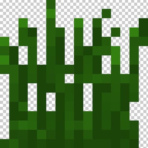 Minecraft Vines Pixel, Grass Pixel Art, Minecraft Items Pixel Art, Minecraft Grass Block, Minecraft Plants, Pixel Items, Item Png, Minecraft Png, Minecraft Diy Crafts