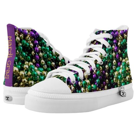 Mardi Gras Shoes, Shoes Sneakers High Tops, Southern Louisiana, Canvas Slip On Shoes, Mardi Gras Party, Mardi Gras Gifts, Pointe Shoes, All About Shoes, Shoe Art